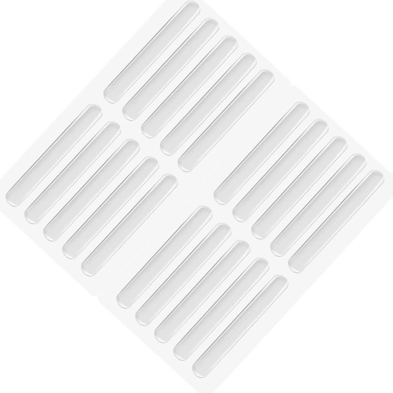 DANSR DANSR Cabinet Door Bumper Cabinet Self Adhesive Rubber Self Adhesive Rubber House Self Adhesive Rubber Glass Table Top Anti Slip Pads Silicone Door Stopper Self Adhesive Protector Strip Set of 20  - Image 1
