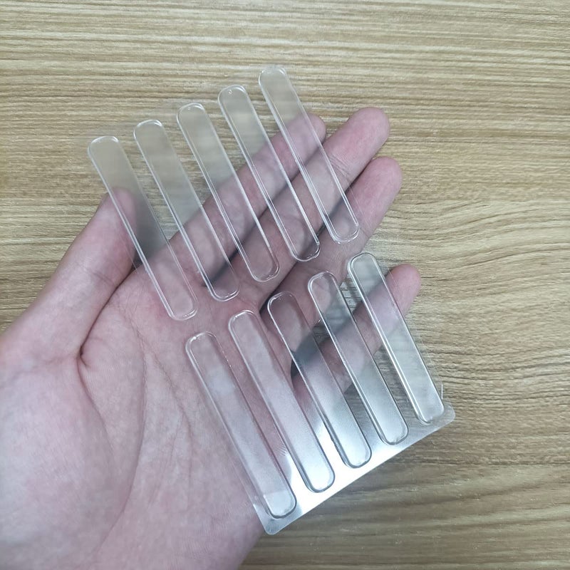 DANSR DANSR Cabinet Door Bumper Cabinet Self Adhesive Rubber Self Adhesive Rubber House Self Adhesive Rubber Glass Table Top Anti Slip Pads Silicone Door Stopper Self Adhesive Protector Strip Set of 20  - Image 5