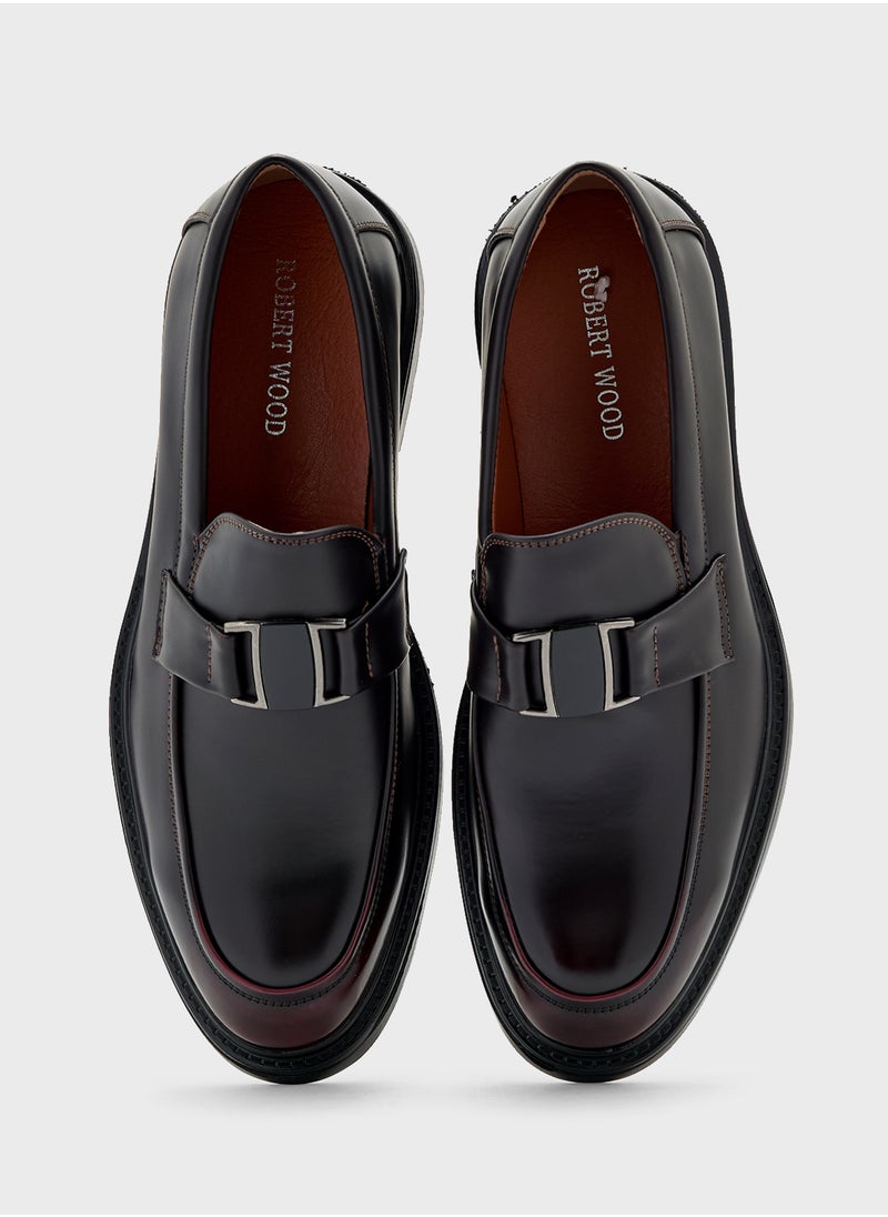 Robert Wood Two Tone Formal Loafers  - Image 4
