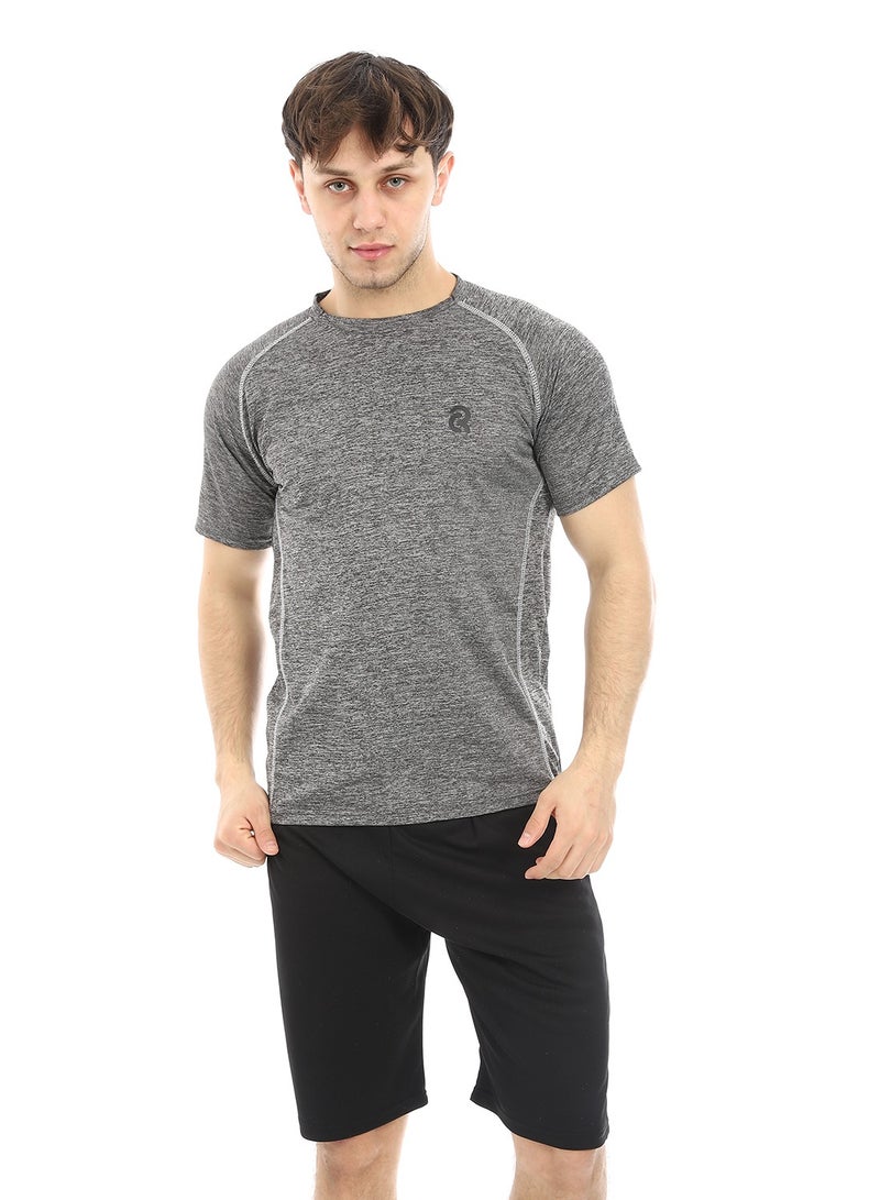 Caesar Mens Sport T-Shirt With Round Neck  - Image 2