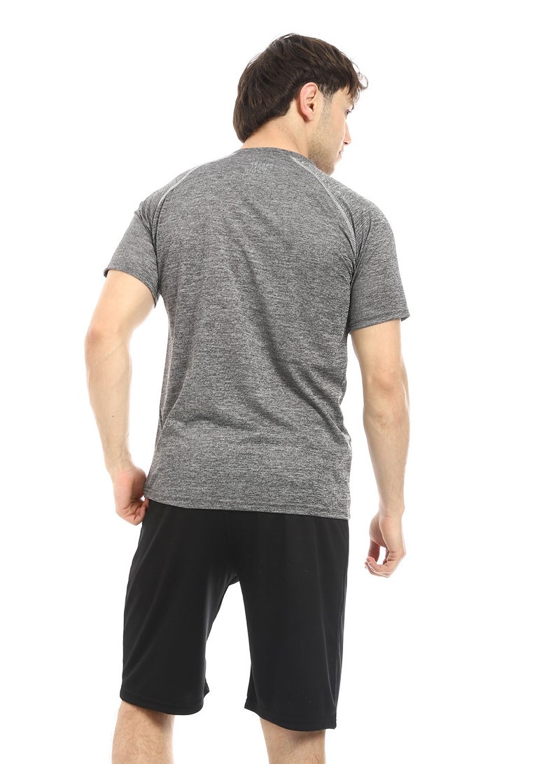 Caesar Mens Sport T-Shirt With Round Neck  - Image 4