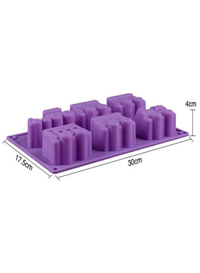 Joyeee 2 Pack Train Auto Car Silicone Molds, Large Size Silicone Mold Pan Tray, Silicone Baking Mold for Muffin Chocolate Cake Cupcake Tart Pie Ice Cube Candy Fondant Soap, Christmas Gifts for Kids - Image 3