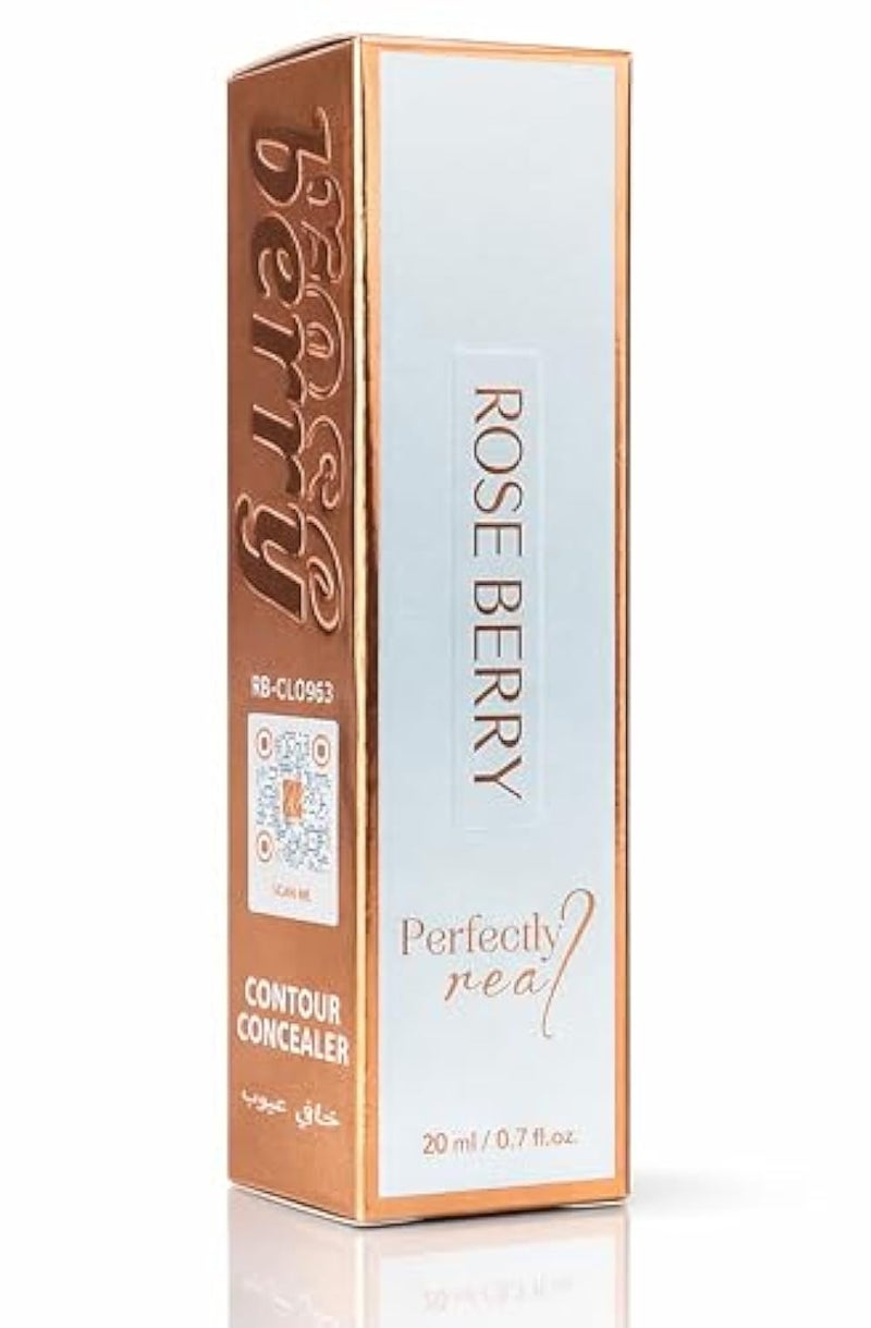 Rose Bery - Contour Concealer, High Definition Full Coverage Makeup, Professional For All Skin Type, 20 ML, Model - RB-CL0963 (02) - Image 2