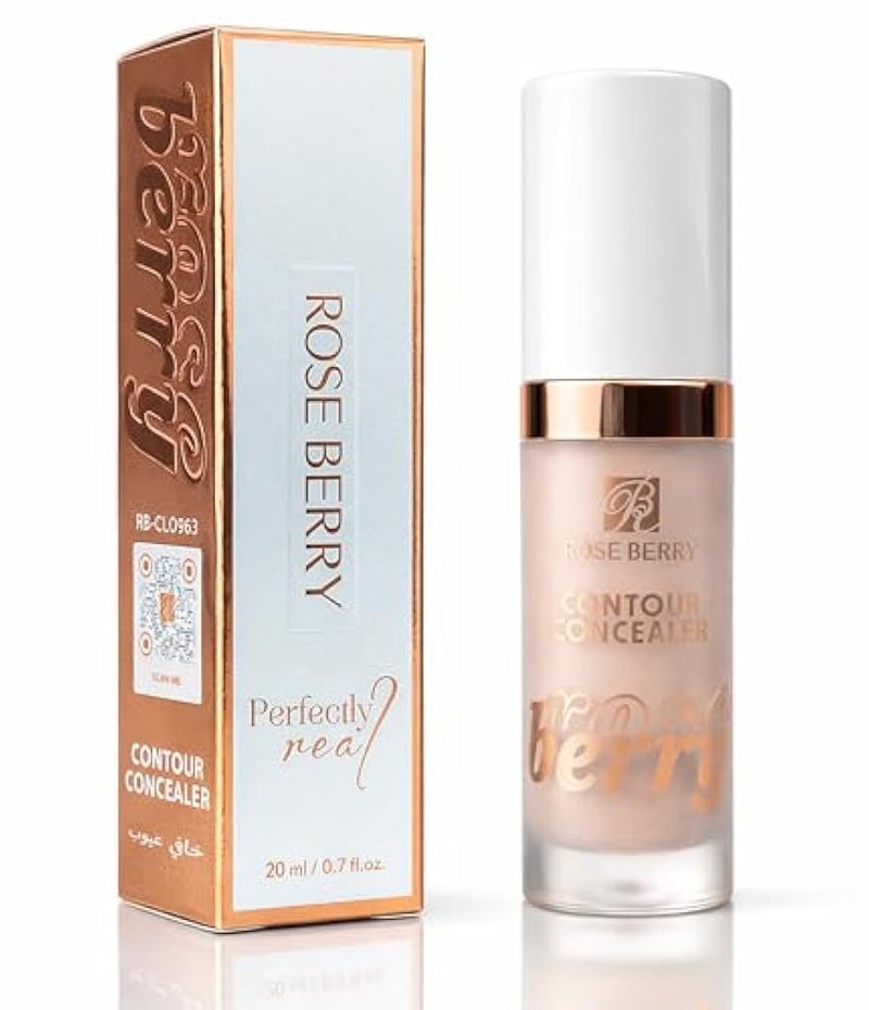 Rose Bery - Contour Concealer, High Definition Full Coverage Makeup, Professional For All Skin Type, 20 ML, Model - RB-CL0963 (02) - Image 1