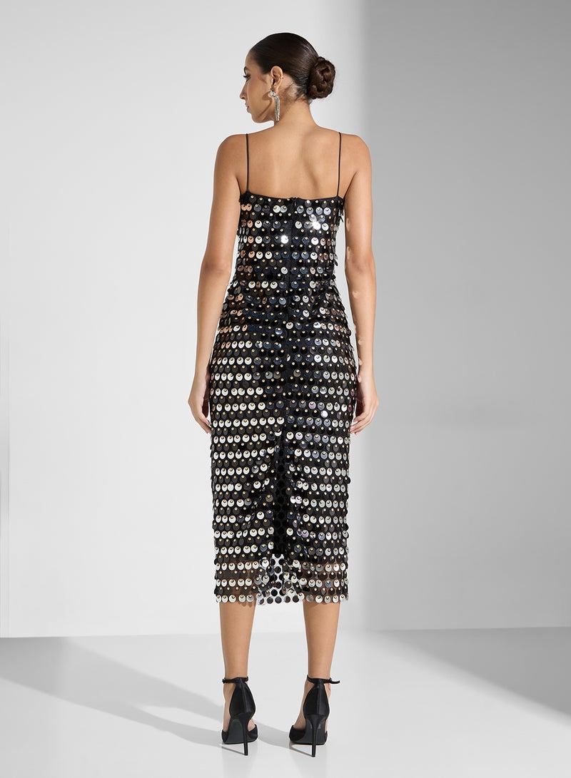 جينجر فستان مزين بالترتر - Image 2