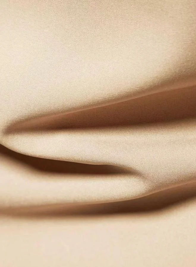 تايك تو قميص سادة بأزرار أمامية وأكمام طويلة