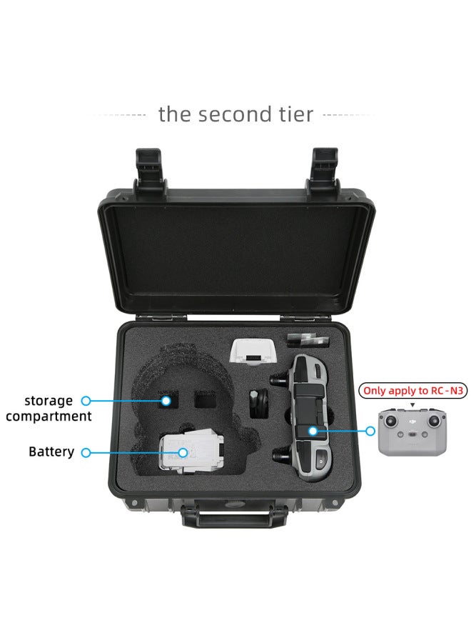 For DJI Flip Explosion-proof Case Flip Standard Remote Control Storage Bag Universal Explosion-proof Case Dijflip Carrying Case-Color:Flip Black Medium Explosion-proof Box  - Image 5