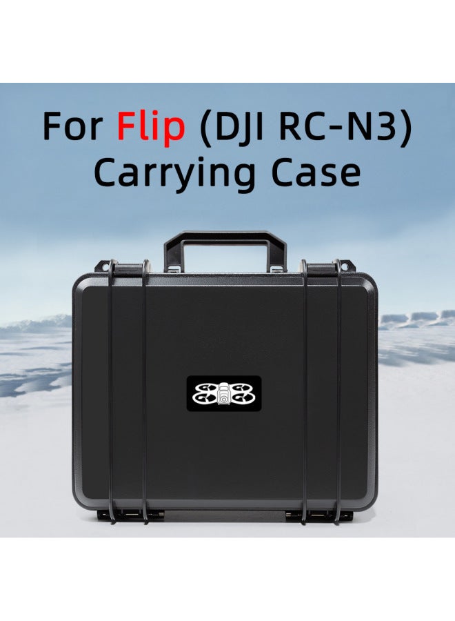 For DJI Flip Explosion-proof Case Flip Standard Remote Control Storage Bag Universal Explosion-proof Case Dijflip Carrying Case-Color:Flip Black Medium Explosion-proof Box  - Image 2