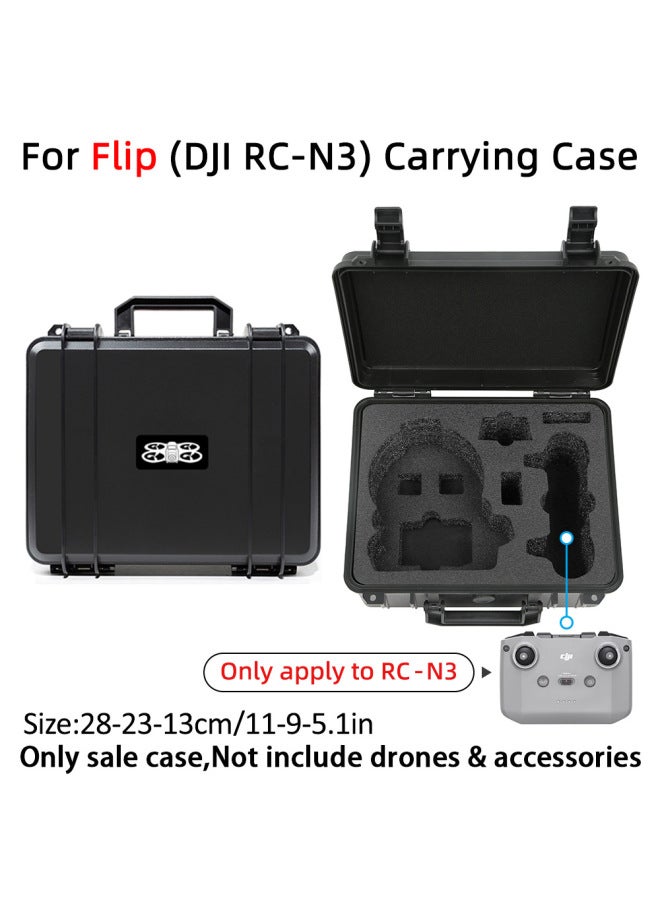 For DJI Flip Explosion-proof Case Flip Standard Remote Control Storage Bag Universal Explosion-proof Case Dijflip Carrying Case-Color:Flip Black Medium Explosion-proof Box  - Image 1
