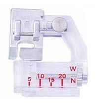 Zenith Bias Tape Maker Set with Box of Binding Snap On Foot Bias Tape Maker Awl Pin Set Quilting Sewing DIY Patchwork Quilting Tool 16pcs Grey Color Box - Image 3