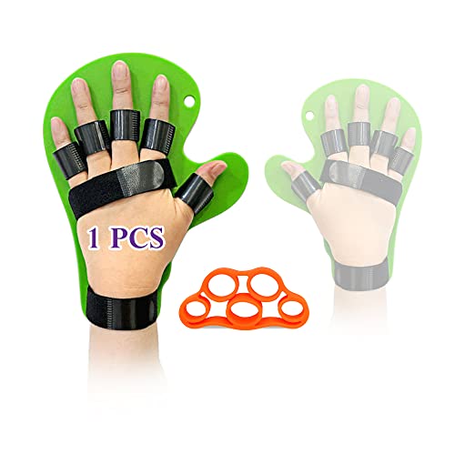 KAVIL Hand Brace Resting Hand Splint Finger Stroke Recovery Equipment Straightener Extender Therapy Equipment with Finger Support (Fit Right or Left Hands) - Image 1