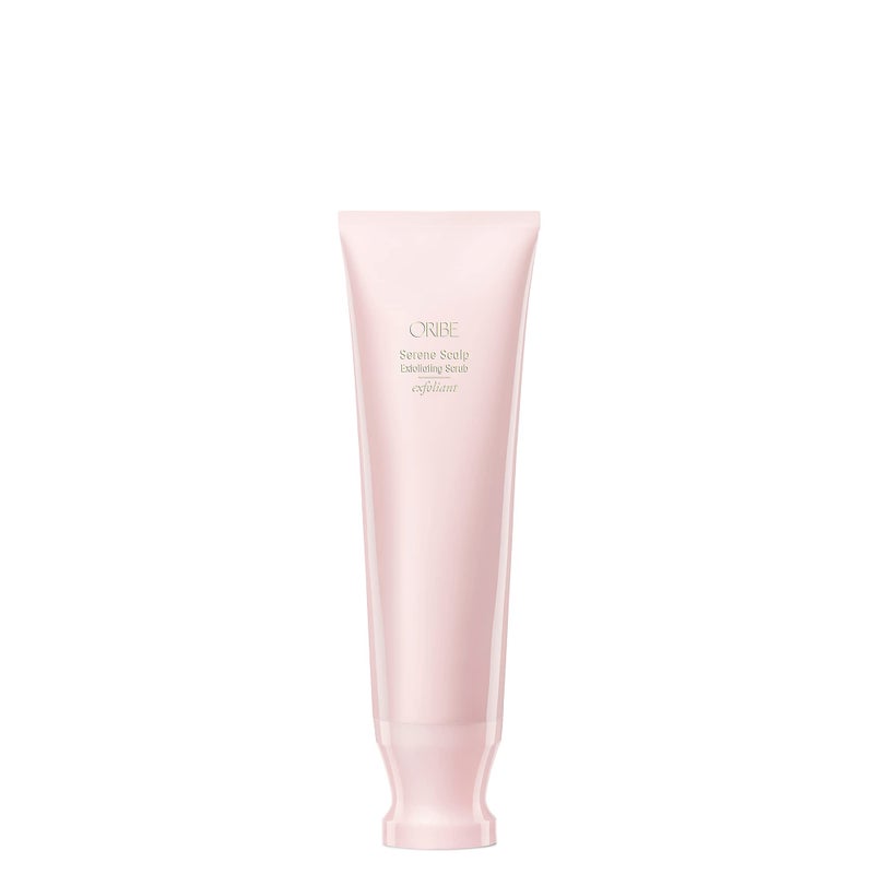 Oribe Serene Scalp Exfoliating Scrub - Cleanses & Detoxifies Pores - Physical & Chemical Exfoliants Gently Remove Flakes, Oil & Product Buildup - Soothes Scalp & Nourishes Hair - 4.2 oz