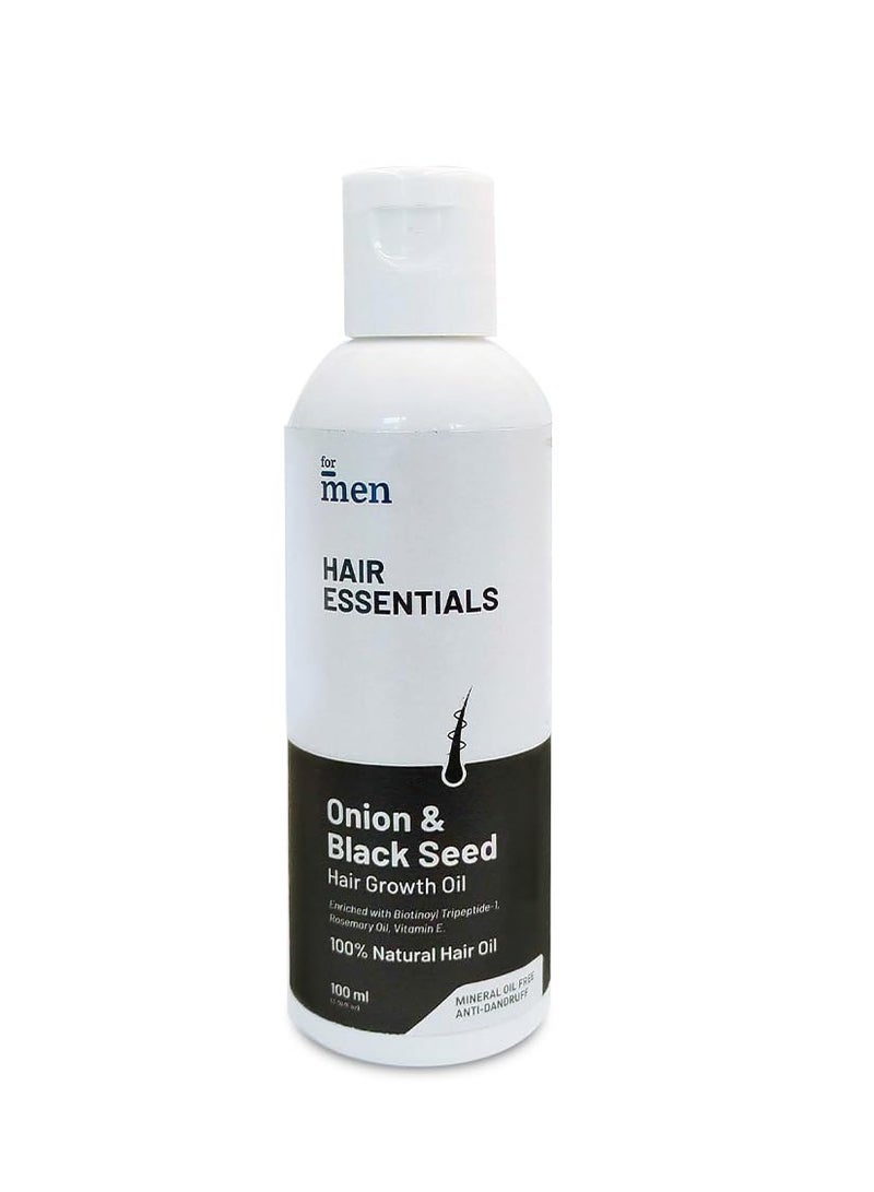 ForMen Onion Black Seed Hair Growth Oil Reduces Hair Fall Dandruff Promotes Hair Growth 100 ml - Image 1