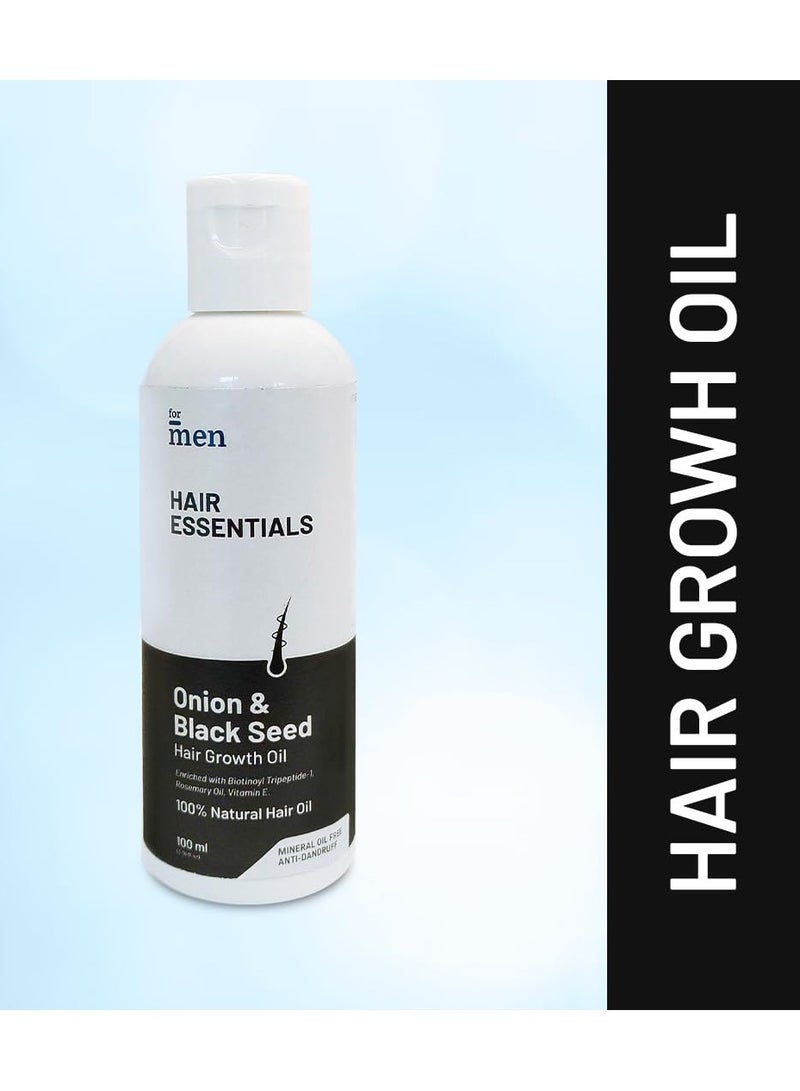 ForMen Onion Black Seed Hair Growth Oil Reduces Hair Fall Dandruff Promotes Hair Growth 100 ml - Image 2