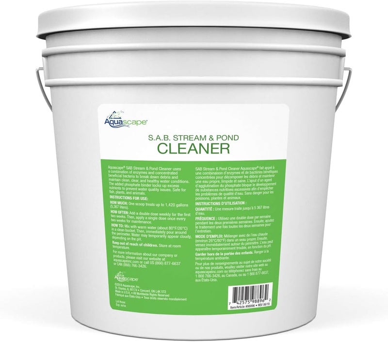 Aquascape Aquascape SAB Stream  Pond Cleaner Water Treatment 7 lb Granular  98896  - Image 2