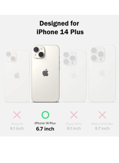 Protect iPhone 14 Plus Clear Case Premium Quality TPU Bumper Design 6.7 inches  - Image 2
