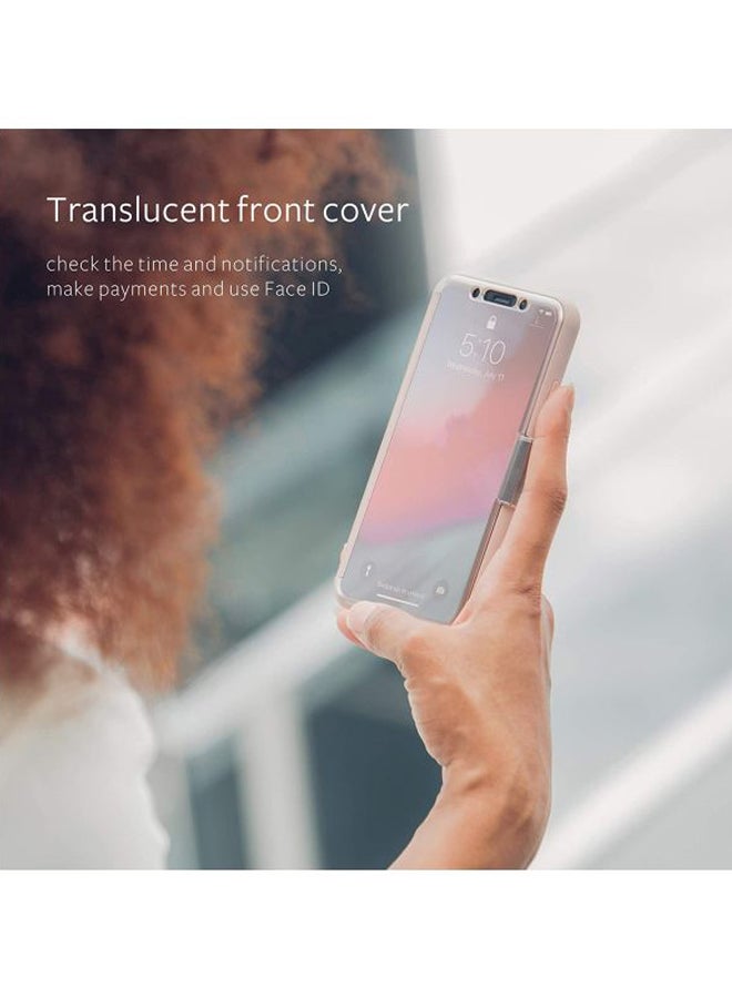 موشي غطاء حماية ستيلث لهاتف أبل آيفون XR لون وردي شمباني - Image 4