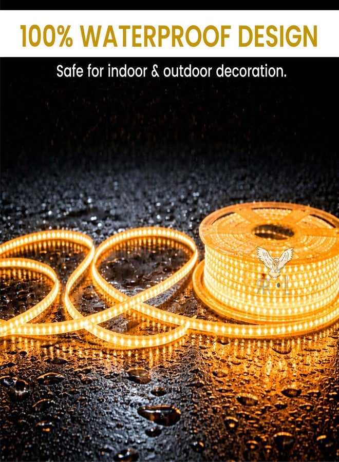 Errol 2835 Strip Lights for Home Decoration | 120 led per Meter led Strip Light | Rope Lights for Ceiling | Color-Amber Decoration Lights for Diwali, Christmas, Home (4 Meter) - Image 5