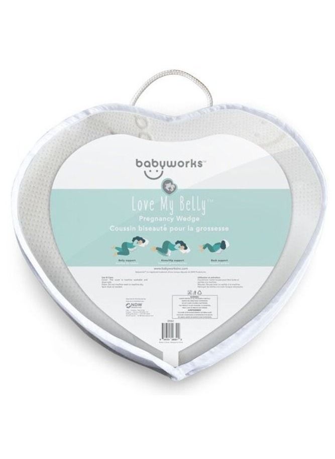 Babyworks Baby Works Love My Belly Pregnancy Wedge With Rayon From Bamboo Cover  - Image 2