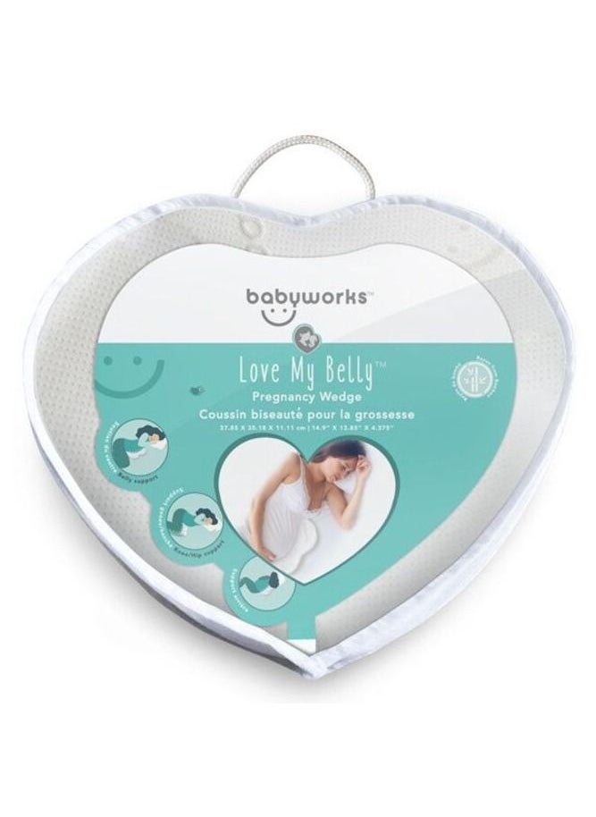 Babyworks Baby Works Love My Belly Pregnancy Wedge With Rayon From Bamboo Cover  - Image 1