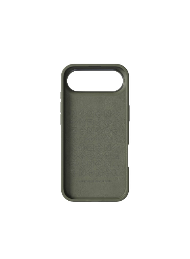 Nudient Bold Case w/ MagSafe for Apple iPhone 17 Air 6.6" | Drop Protection, Shock Absorbing Cover, Smooth Silicon Grip, Slim & LightWeight, Eco-Friendly, Wireless Charging - Olive Green - Image 5