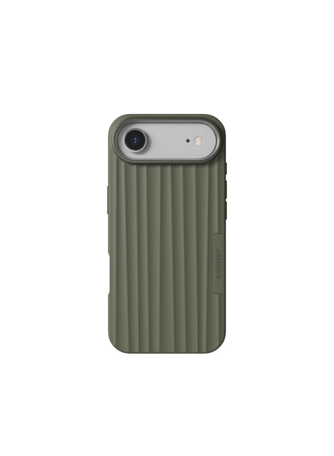 Nudient Bold Case w/ MagSafe for Apple iPhone 17 Air 6.6" | Drop Protection, Shock Absorbing Cover, Smooth Silicon Grip, Slim & LightWeight, Eco-Friendly, Wireless Charging - Olive Green - Image 1