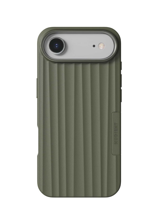 Nudient Bold Case w/ MagSafe for Apple iPhone 17 Air 6.6" | Drop Protection, Shock Absorbing Cover, Smooth Silicon Grip, Slim & LightWeight, Eco-Friendly, Wireless Charging - Olive Green - Image 1