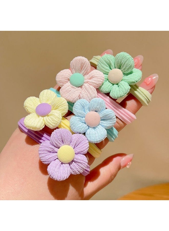 12-Piece Cute Girls Hair Ties, Cute Bow Elastic Hair Ties Kids Hair Bands Hair Accessories with Colorful Bows - Image 2
