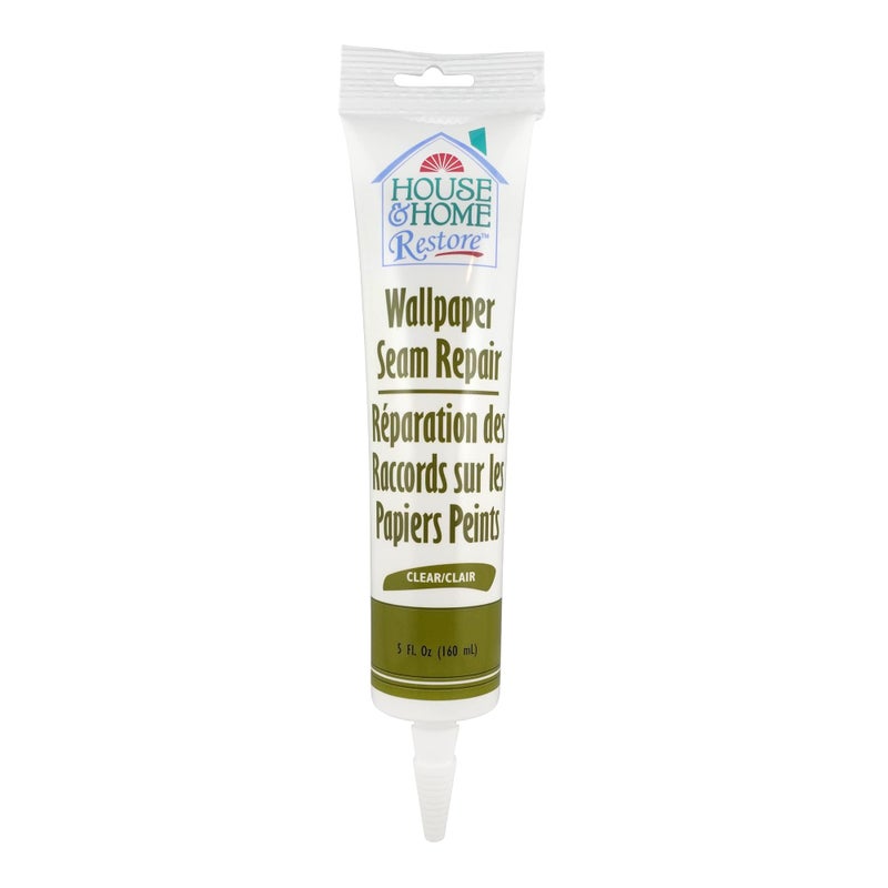 Red Devil 0878 Wallpaper Seam Repair Wallpaper Adhesive House Home Restore Premium Wall Paper Glue Paste Clear 5 oz
