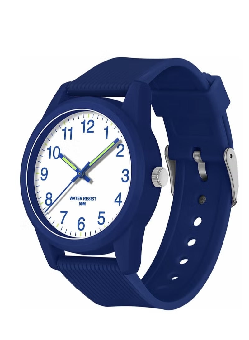 Kids Analog Watches for Girls Boys Watches with Soft Band Learning Time 50M Waterproof Children Watch Easy to Read for Ages 4-12 Kids Gift - Image 1