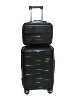 4-Piece Polypropylene Luggage Set – TSA Lock, 8 Spinner Wheels, Expandable, Scratch & Water Resistant – Black - pzsku/Z647A6E4F5BE7DD11E073Z/45/_/1740384627/965b96f0-297b-4a49-908a-8fc64934c6d8