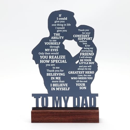 Heartfelt Gifting Christmas Gift for Dad Father, Dad Gifts for Fathers Day from Son, Birthday Gifts for Dad from Son, Fathers Day Sign Gifts for Dad from Son, Valentines Day Gift for Dad - Image 2