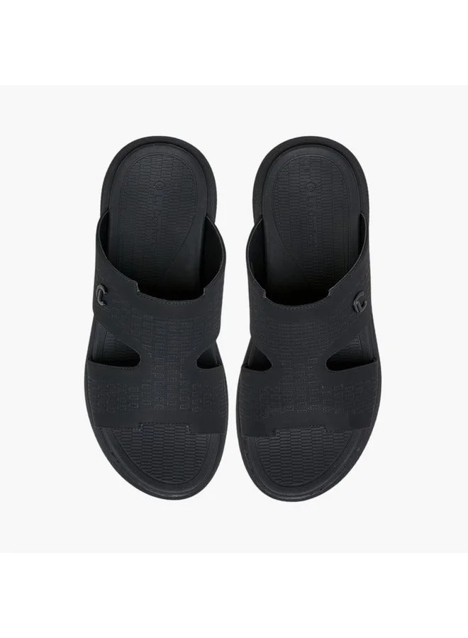 Le Confort Men Textured Slip-On Comfort Sandals