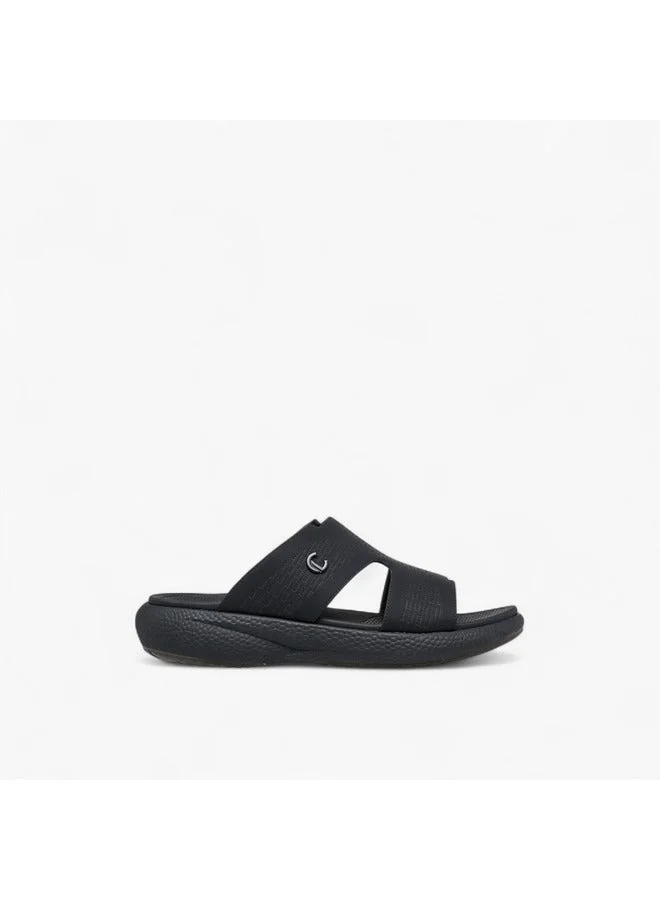 Le Confort Men Textured Slip-On Comfort Sandals