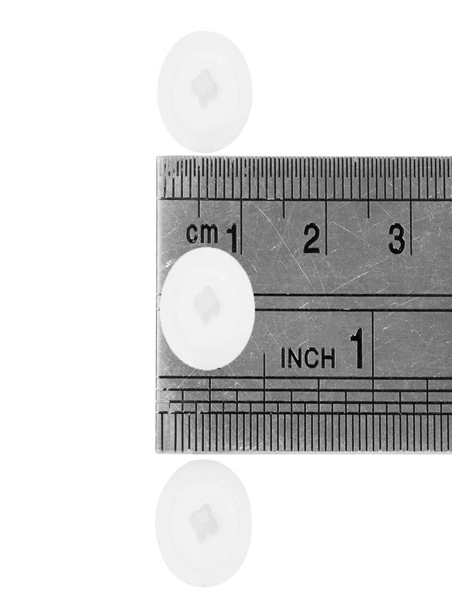 Mini Skater Screw Caps, Plastic Self Tapping Screw Hole Caps, Covers for 7mm Diameter, Flat Phillips Screw Caps, Furniture Fittings, White, Pack of 200 - Image 2