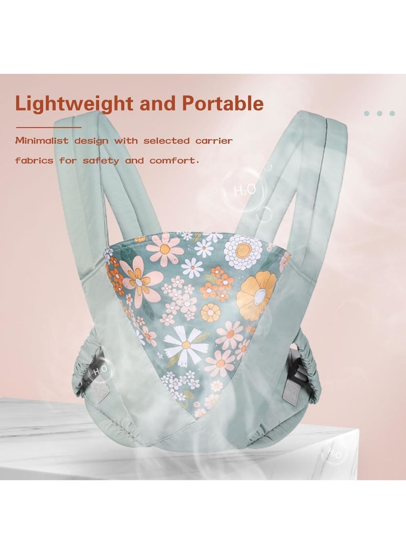 Zikra Baby Carrier - Adjustable Lightweight Breathable Carrier, Infant Hip Seat for Toddler, Nursing Portable Wrap for Newborn to Toddler (7-45 Lbs) - Image 4