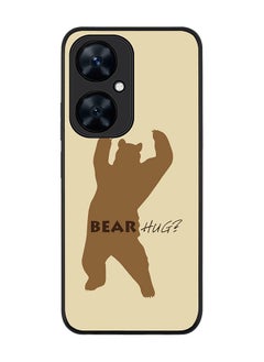 Stylizedd Rugged Black Edge case for Huawei nova 11i , Slim fit Soft Case Flexible Rubber Edges Anti Drop TPU Gel Thin Cover - Bear Hug  - Image 1