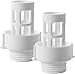 FELHOOD FELHOOD 2 Pack Replacement Intex 10184 Garden Hose Drain Plug Connector for Intex Round Swimming Pools Hose Adapter  - Image 2
