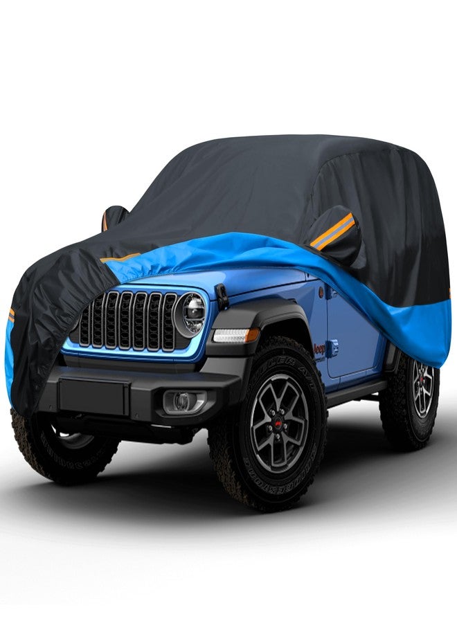 FSGRICH Car Cover Waterproof All Weather Outdoor Windproof Dustproof UV Protection Fit SUV - Image 1