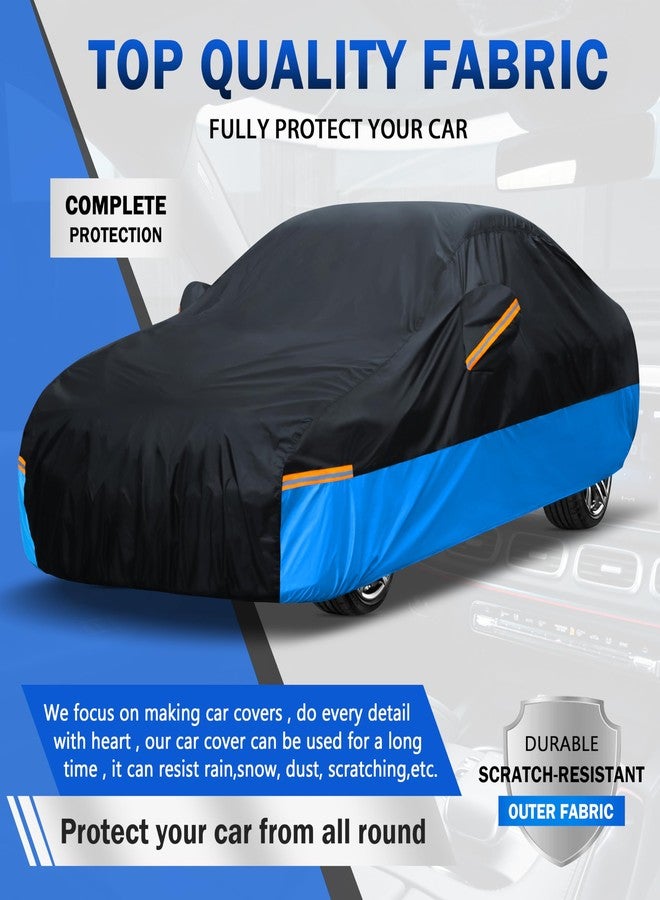 FSGRICH Car Cover Waterproof All Weather Outdoor Windproof Dustproof UV Protection Fit SUV - Image 2
