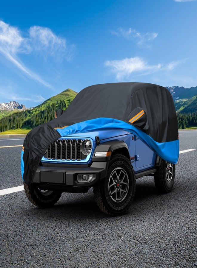 FSGRICH Car Cover Waterproof All Weather Outdoor Windproof Dustproof UV Protection Fit SUV - Image 4