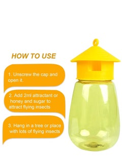Y&D 2 Pack Fruit Fly Traps Outdoor, Reusable and Catcher,Insect Bug Killer for Garden Farm  - Image 2