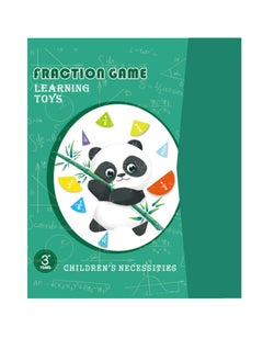 KASTWAVE Magnetic Fraction Educational Puzzles, Magnetic Fraction Tiles & Fraction Circles with Percentages, Math Manipulatives for Elementary School, Magnetic Fraction Blocks and Fraction Circles, Green  - Image 1