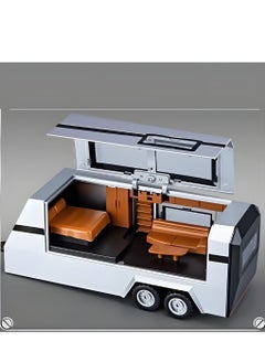 Generic 1:32 Sound And Light Tesla Pickup Truck Trailer Alloy Car Model Die-cast Metal Off-road Vehicle Truck Model  - Image 4