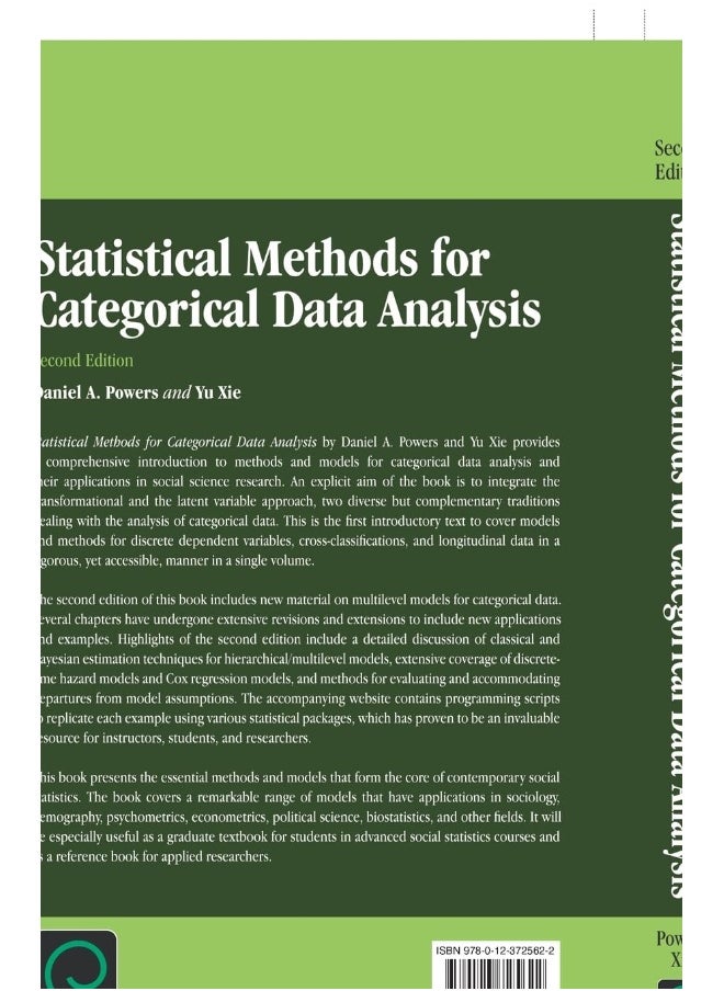 Statistical Methods for Categorical Data Analysis