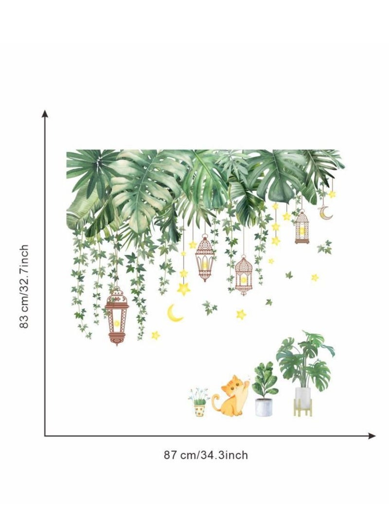 Bluejw Plant Wall Stickers Perfect For Bedrooms Living Room And Bathroom  - Image 2