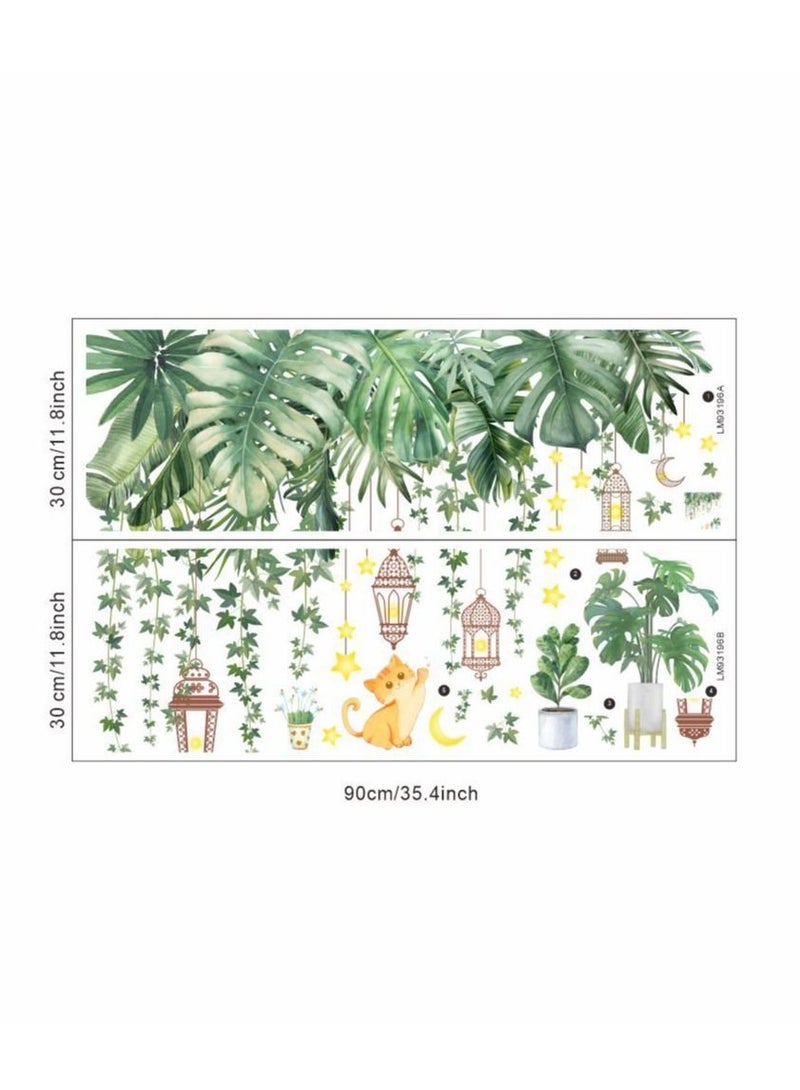 Bluejw Plant Wall Stickers Perfect For Bedrooms Living Room And Bathroom  - Image 3