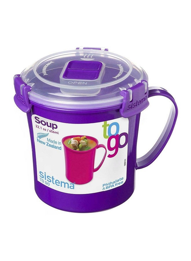Sistema Microwave Soup Mug, 2.8 Cup, Medium - Image 2