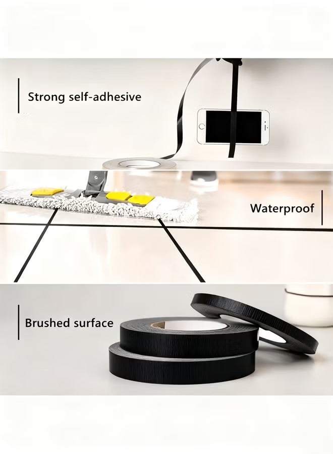 Floor Tiles Gold Foil Lines Metalized Mirror Tape, Self-Adhesive Tile Seam Sticker, Waterproof Gap Sealing Foil Decor Tape for Living Room , Cabinet, Kitchen Decorative Floor Wall Sticker - Image 4