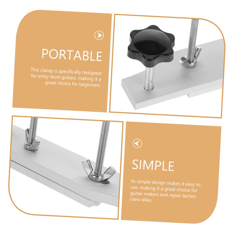 Solid Guitar Bridge Clamp Luthier Tool for Acoustic Guitar Repair Durable Easy to Use - Image 5